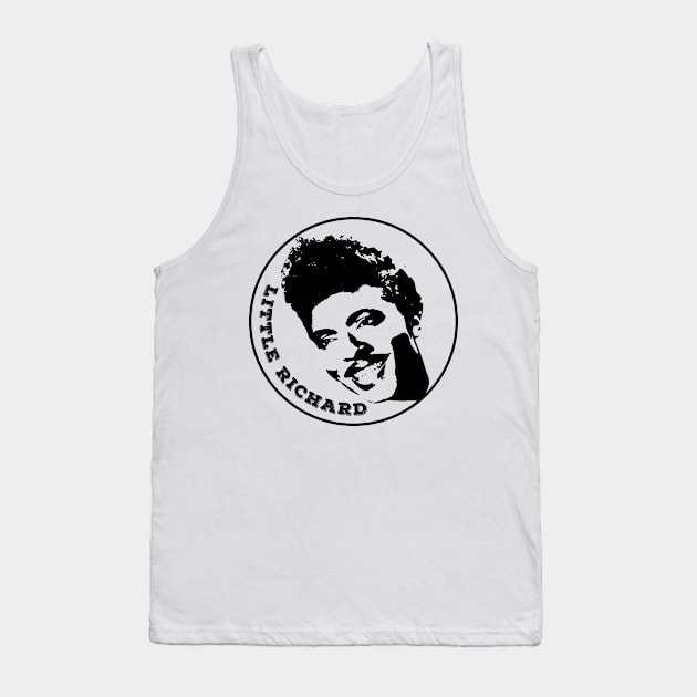 LITTLE RICHARD - Rock'n'Roll Icon Tank Top by RCDBerlin